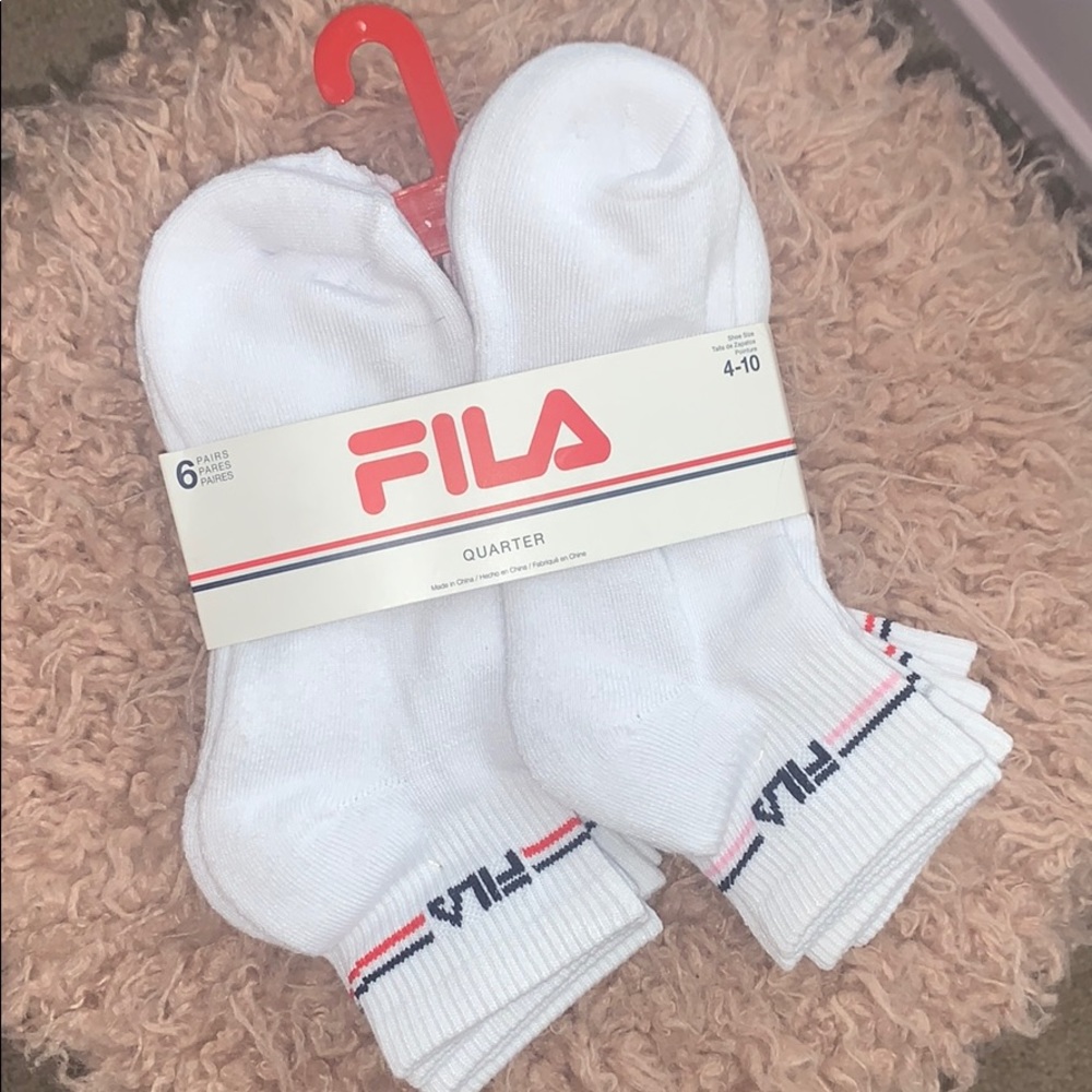 fila quarter socks